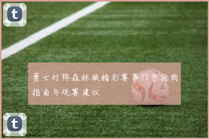 勇士对阵森林狼精彩赛事门票抢购指南与观赛建议
