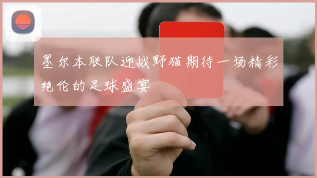 墨尔本联队迎战野猫期待一场精彩绝伦的足球盛宴